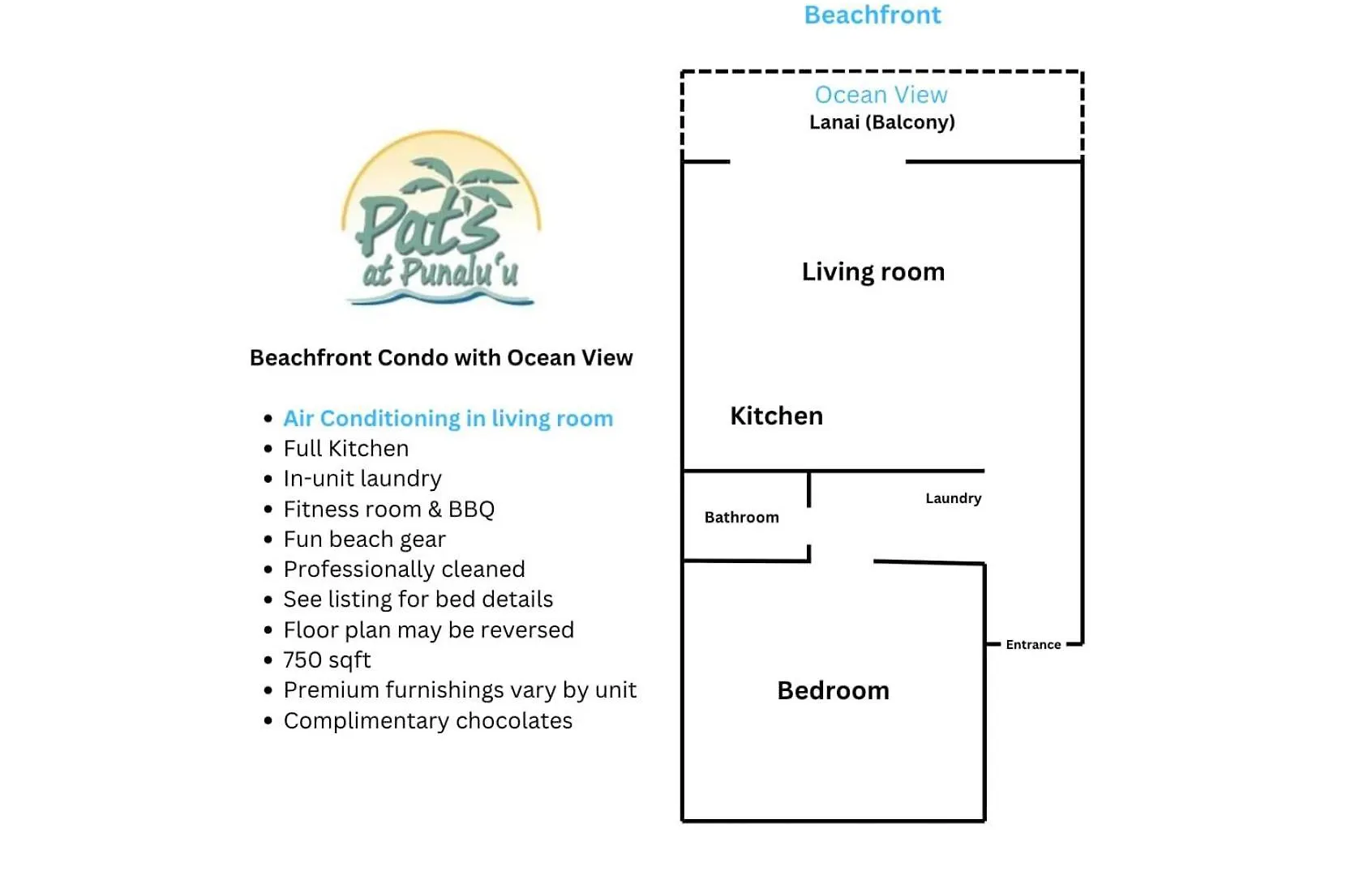 New Beachfront Condo Hau'ula Holiday home